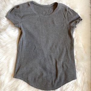 Lululemon grey waffle love crew tee